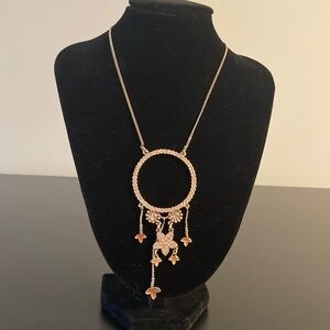 Pilgrim Gold Necklace with Crystal and Star Accents
